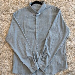 URRU LS blue dress shirt, size XL